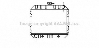 AVA QUALITY COOLING fd2099 -  Радиатор, охлаждение двигателя